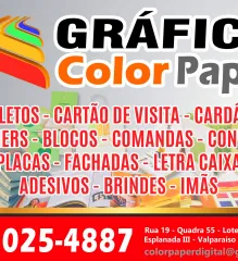 Imagem 2 da empresa GRAFICA COLOR PAPER Gravação de Carimbos em Valparaíso De Goiás GO