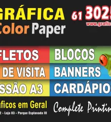Imagem 3 da empresa GRAFICA COLOR PAPER Gravação de Carimbos em Valparaíso De Goiás GO