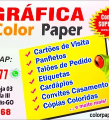 Imagem 4 da empresa GRAFICA COLOR PAPER Gravação de Carimbos em Valparaíso De Goiás GO
