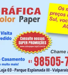 Imagem 5 da empresa GRAFICA COLOR PAPER Gravação de Carimbos em Valparaíso De Goiás GO