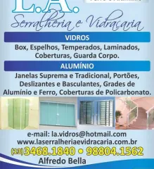 Imagem 1 da empresa L A   SERRALHERIA E VIDRAÇARIA Serralherias em São Vicente SP