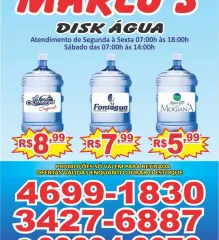 Imagem 1 da empresa MARLU S DISK AGUA Água - Fornecedores em Mogi Das Cruzes SP