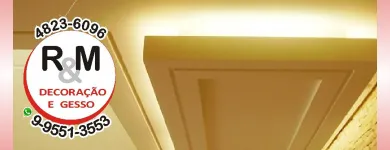 Imagem 13 da empresa A RM GESSO E DECORAÇÃO Gesso - Decoração em Ribeirão Pires SP