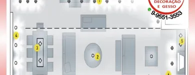 Imagem 33 da empresa A RM GESSO E DECORAÇÃO Gesso - Decoração em Ribeirão Pires SP