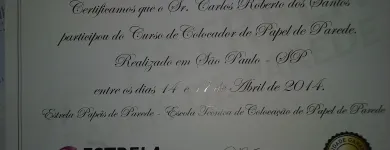 Imagem 1 da empresa INSTALADOR E COLOCADOR DE PAPEL DE PAREDE Papel de Parede - Lojas em Guarujá SP