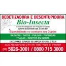 BIO INSECTA DEDETIZADORA & DESENTUPIDORA Desentupimento em São Paulo SP