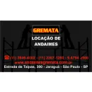 GREMATA ANDAIMES Andaime - Aluguel em São Paulo SP