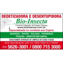 BIO INSECTA DEDETIZADORA & DESENTUPIDORA