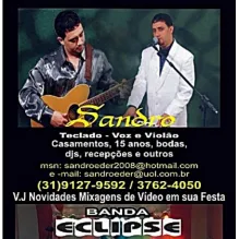 SANDRO TECLADO E VOZ BANDA ECLIPSE