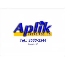 APLIK LETREIROS 3D TOLDOS E COBERTURAS 
