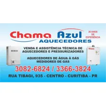 CHAMA AZUL AQUECEDORES A GÁS