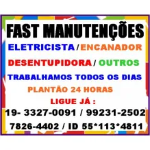 FAST MANUTENÇÕES ENCANADOR, ELETRICISTA E DESENTUPIDORA