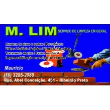 M.LIM SERVIÇOS DE LIMPEZA EM GERAL
